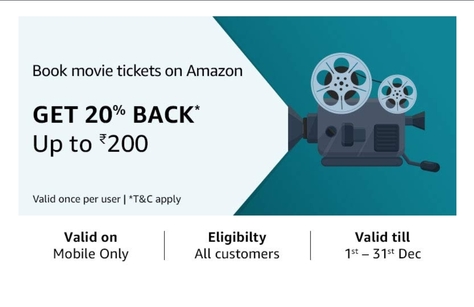 amazon movie ticket booking process