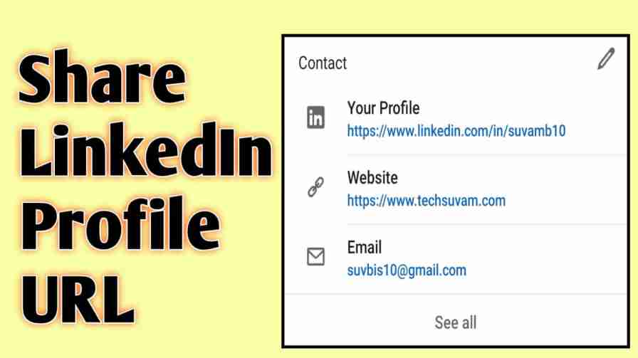 How To Share Linkedin Profile Link From Pc Or Mobile App