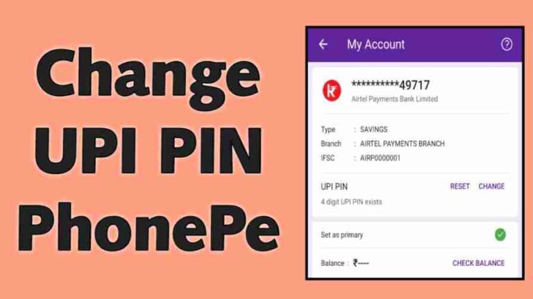 How To Change UPI PIN In PhonePe 2023 | Set or Reset UPI ID & PIN