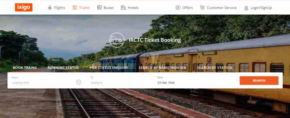 Best Train Ticket Booking Apps Ixigo