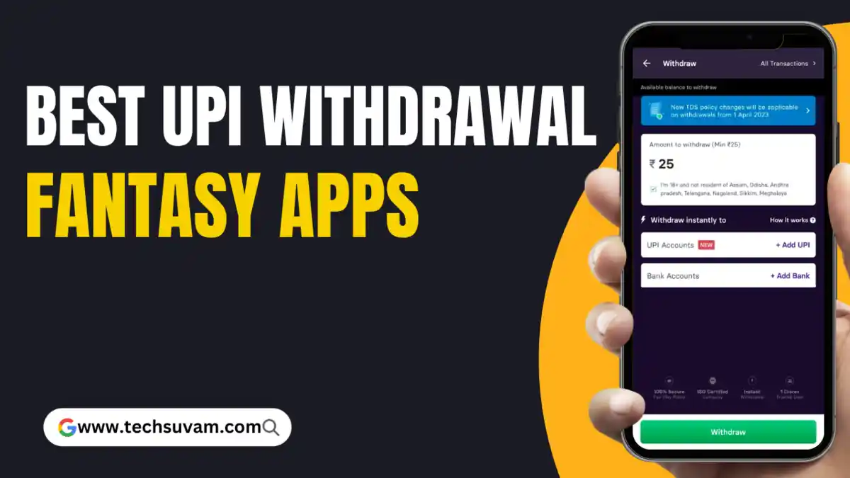 Best UPI Withdrawal Fantasy Apps in India